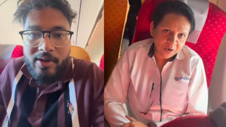 मराठी बोलो या मुंबई छोड़ दो… एयर इंडिया उड़ान में मराठी भाषा को लेकर झड़प, महिला ने यूट्यूबर को दी धमकी | Video Viral